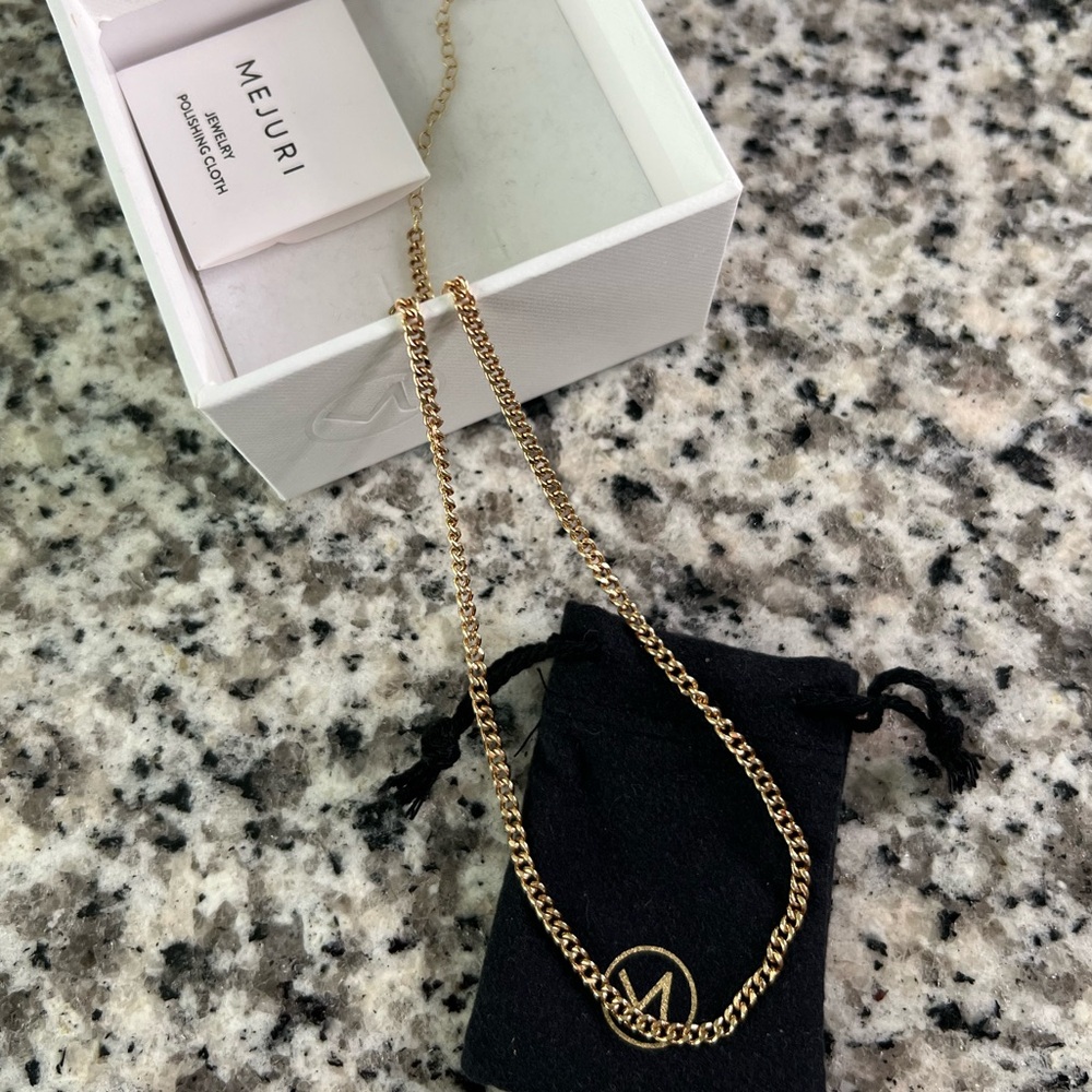 14k Curb Chain Necklace